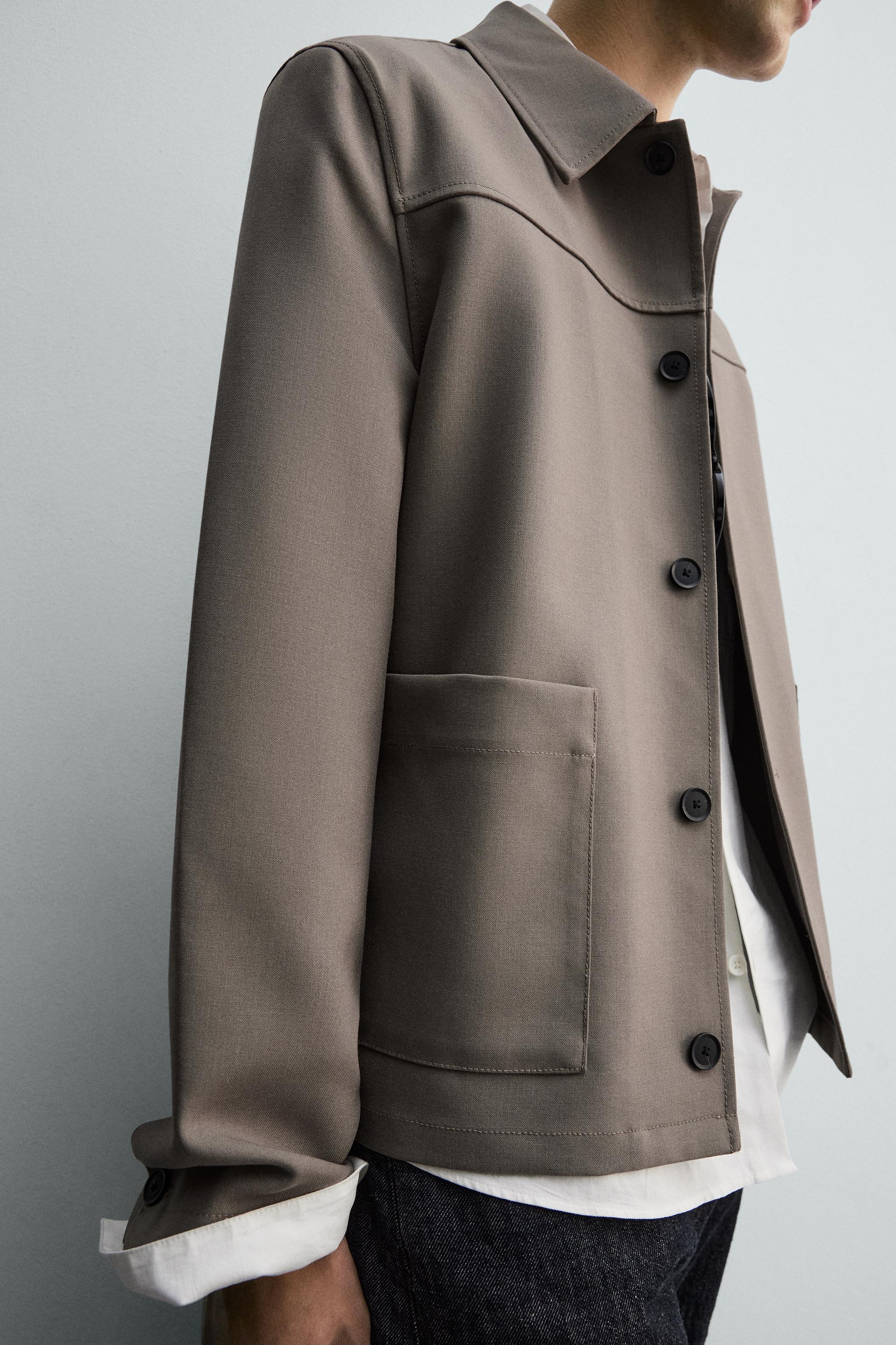 RELAXED FIT POCKET OVERSHIRT